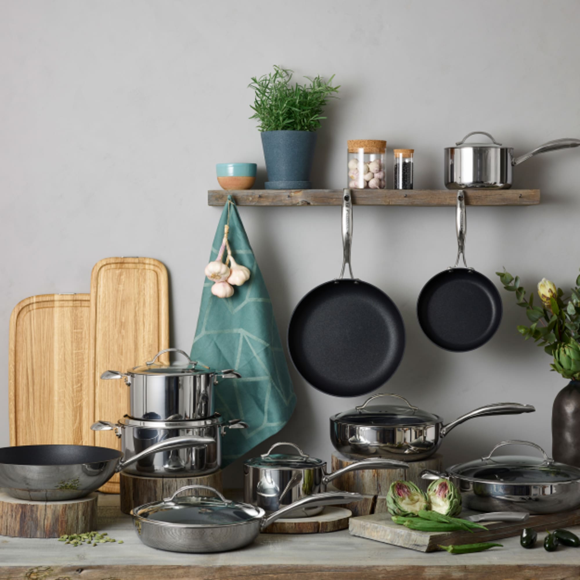 Scanpan HaptIQ Deep Saute Pan 26cm | Kitchen Warehouse
